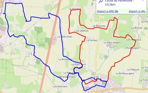 Vendredi 13 janvier - Randonnée à Noyal-Châtillon - Circuit du Patrimoine (10,5 km) ou de l’Orson (8 km) - ⚠ Départ parking des Perrières (près de la Gare) ❗❗❗