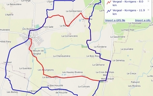 Vendredi 07 avril - Randonnée à Vergeal - Circuit des Korrigans  (8 ou 11,9 km) - ⚠ Départ parking des Perrières (près de la Gare) ❗❗❗